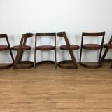 Set of 6 chairs Baumann Halfa design 70's