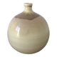 Artisanal ceramic ball vase lamp base, Laroquebrou pottery