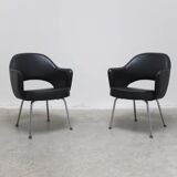 Original set of 4 'Executive' armchairs by Eero Saarinen for Knoll, 1960s