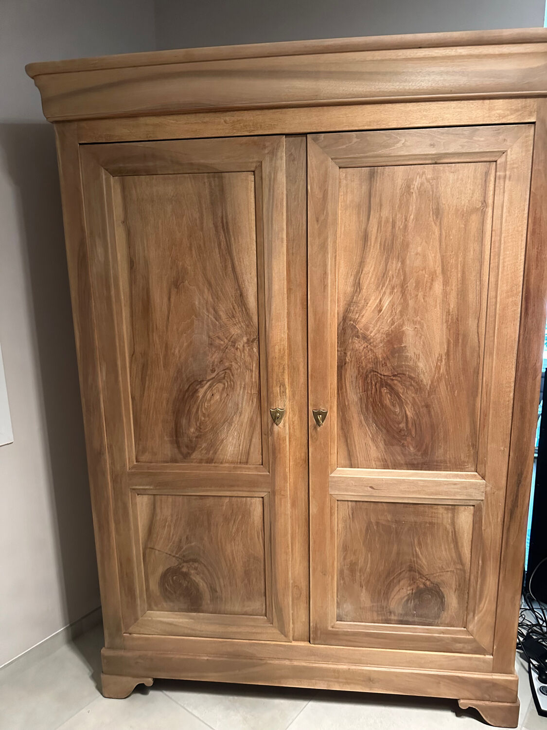 Walnut wardrobe