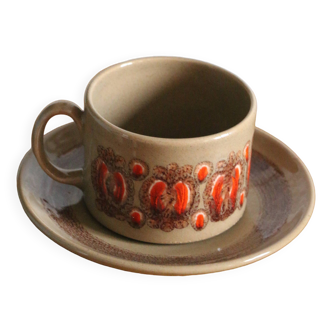 Tasse et soucoupe 70’s