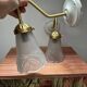 Pair of swan neck wall lights