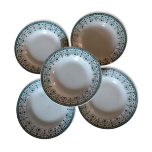 5 assiettes creuses Marceau Moulin