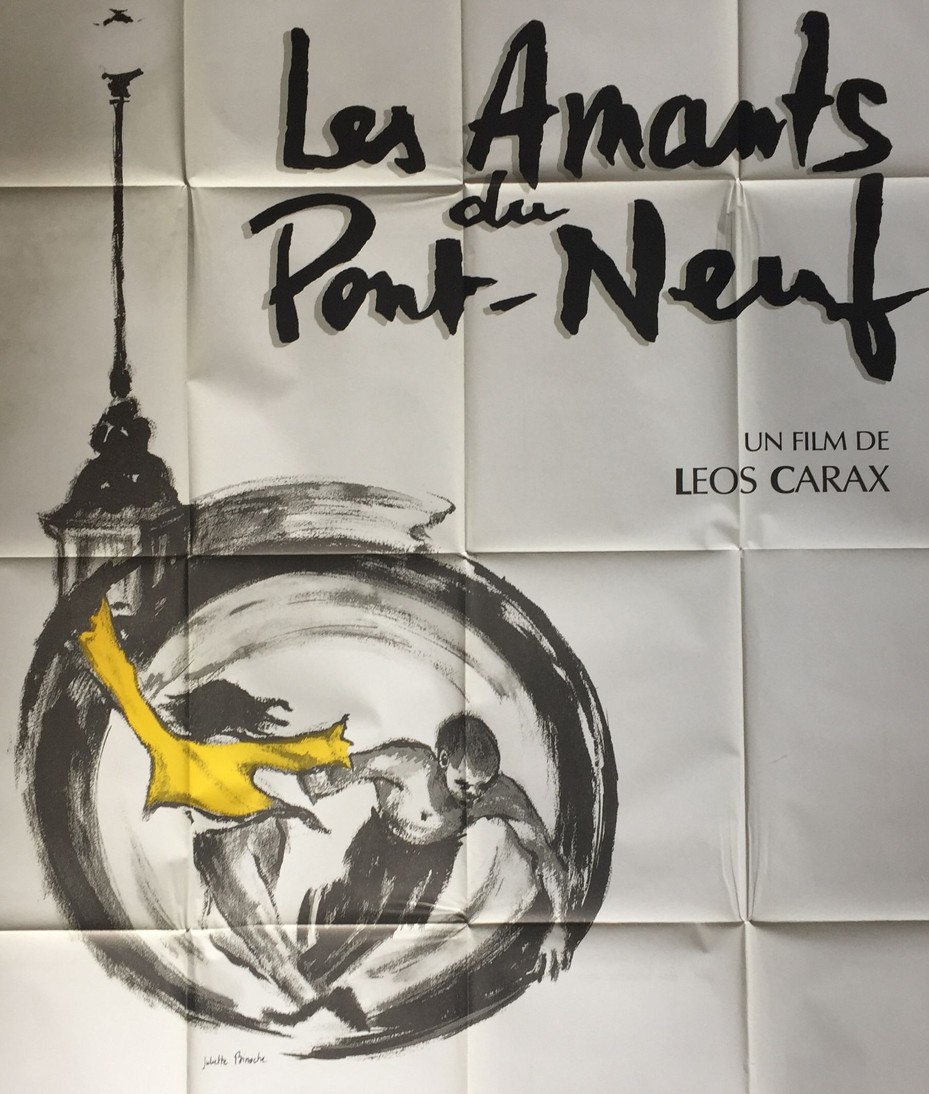 Cinema poster "The Lovers of the Bridge Nine" Leos Carax 120x160cm