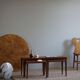Set of 3 nesting tables in Brazilian rosewood by Severin Hansen.