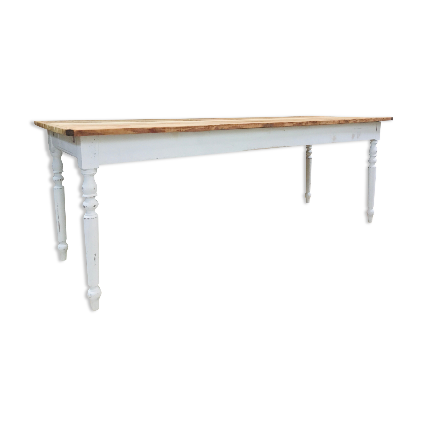 Large white fir country table 1930s