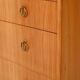 1930s–40s Scandinavian Art Deco elm chest of drawers