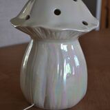 Iridescent ceramic night light for children, Italian.