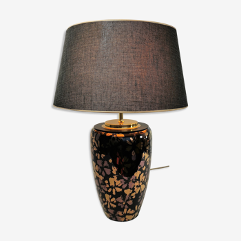 Lampe de table en céramique glamour, années 1980