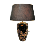 Lampe de table en céramique glamour, années 1980
