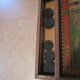 Wooden board - Checkers and ancient goose game