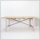 Large solid wood farmhouse table