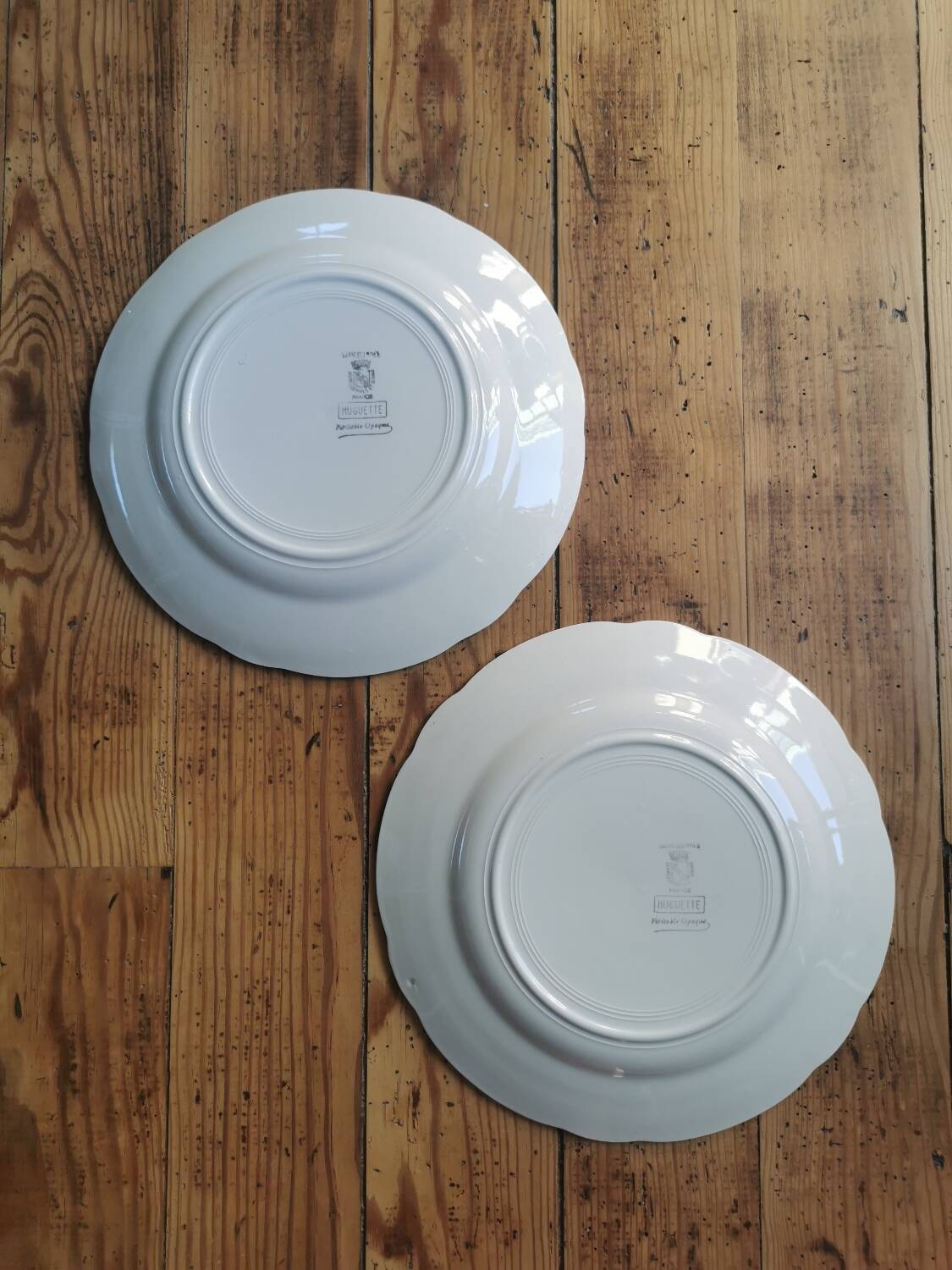 Mismatched vintage dinner plates