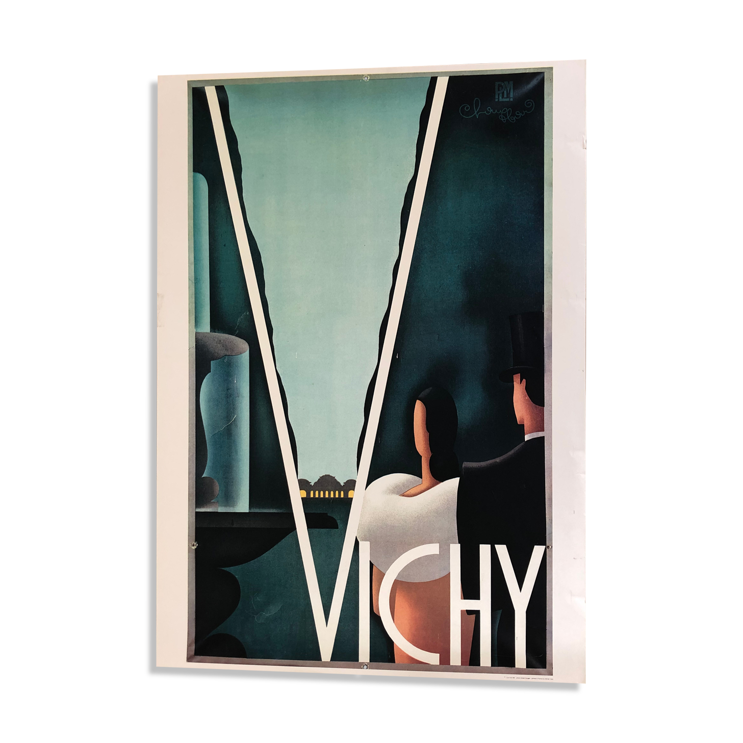 CHOU, Poster Paris Lyon Marseille Vichy