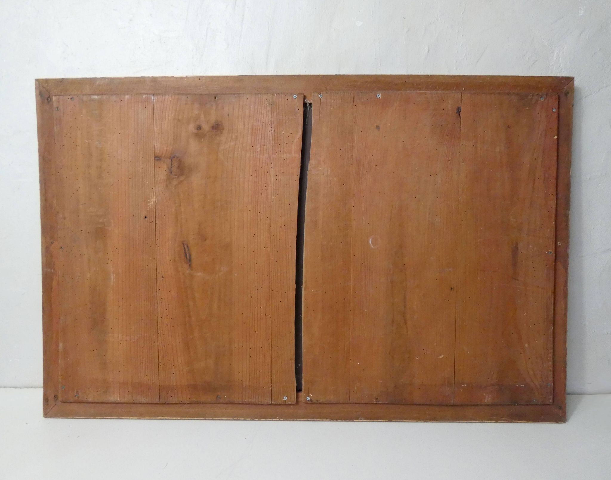 Miroir vintage en bois peint