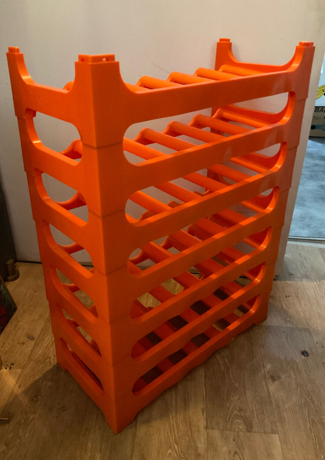 Range vintage orange bottles from the 70s