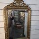 Antique Napoleon III gilded mirror