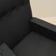Office leather armchair, Danish design, 1970s, production: Denmark
