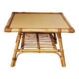 Rattan coffee table