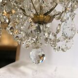 Antique chandelier with tassels