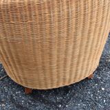 Wicker armchair