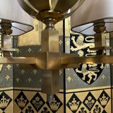 Lustre en laiton 1970