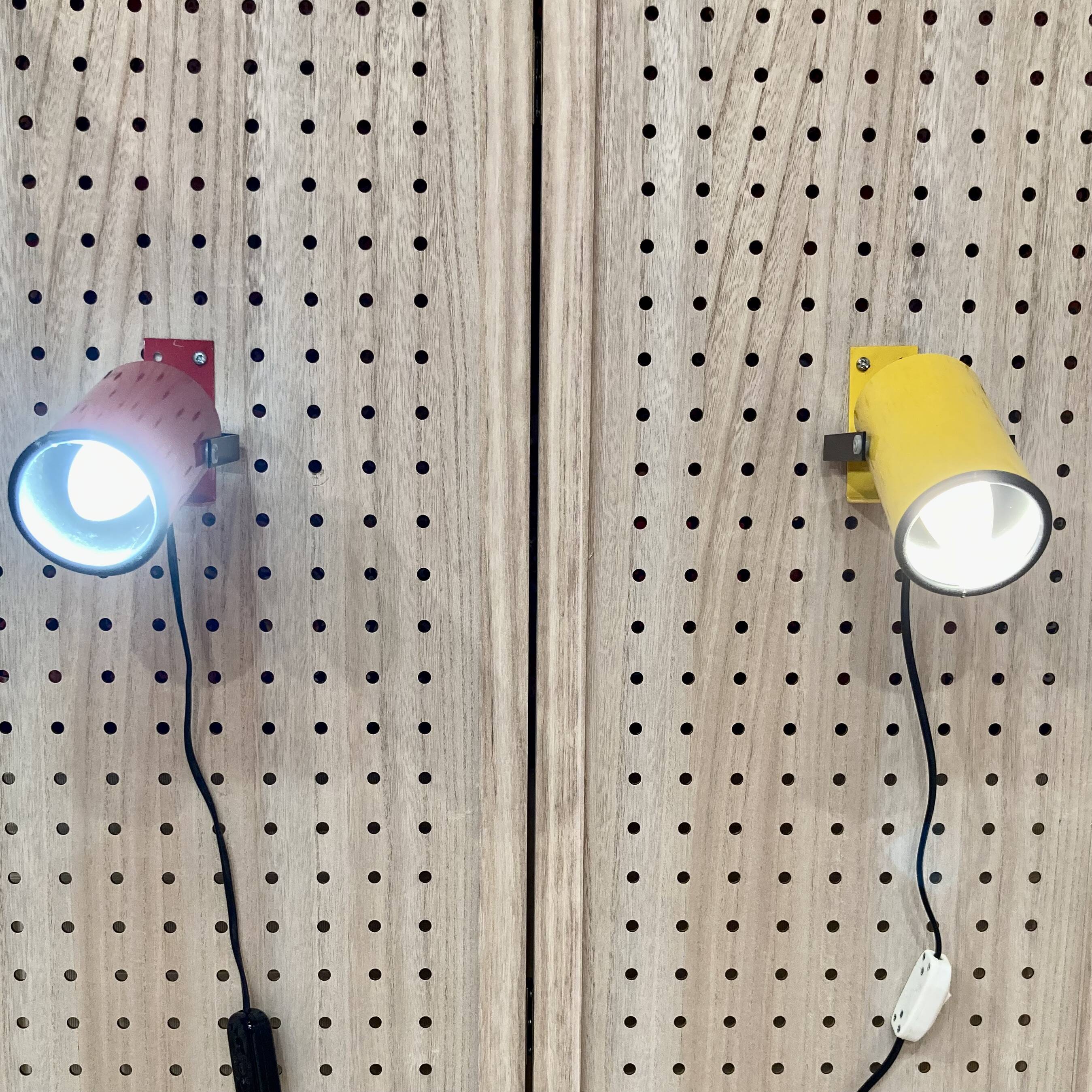 MODULAR WALL LIGHTS 1950 "INDUSTRIAL DESIGN".