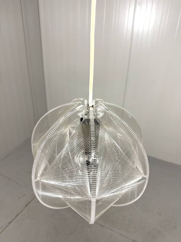 Suspension en plexiglas Paul Secon pour Sompex
