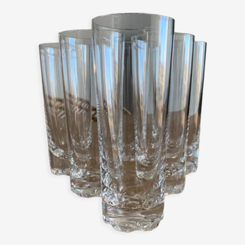 Lot 6 verres en cristal sevres france