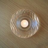 Holmegaard Skagerrak Set Of 3 - 2 Candle Holders, 1 Bowl - 1980S Denmark