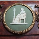 Louis XVI library in cedar burl