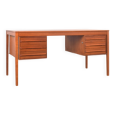 Mid-Century Teak Executive Desk by Torbjørn Afdal for Bruksbo, 1960s.