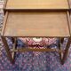 Set of 3 English teak nesting tables from the 1970s