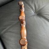 Old wooden coat rack