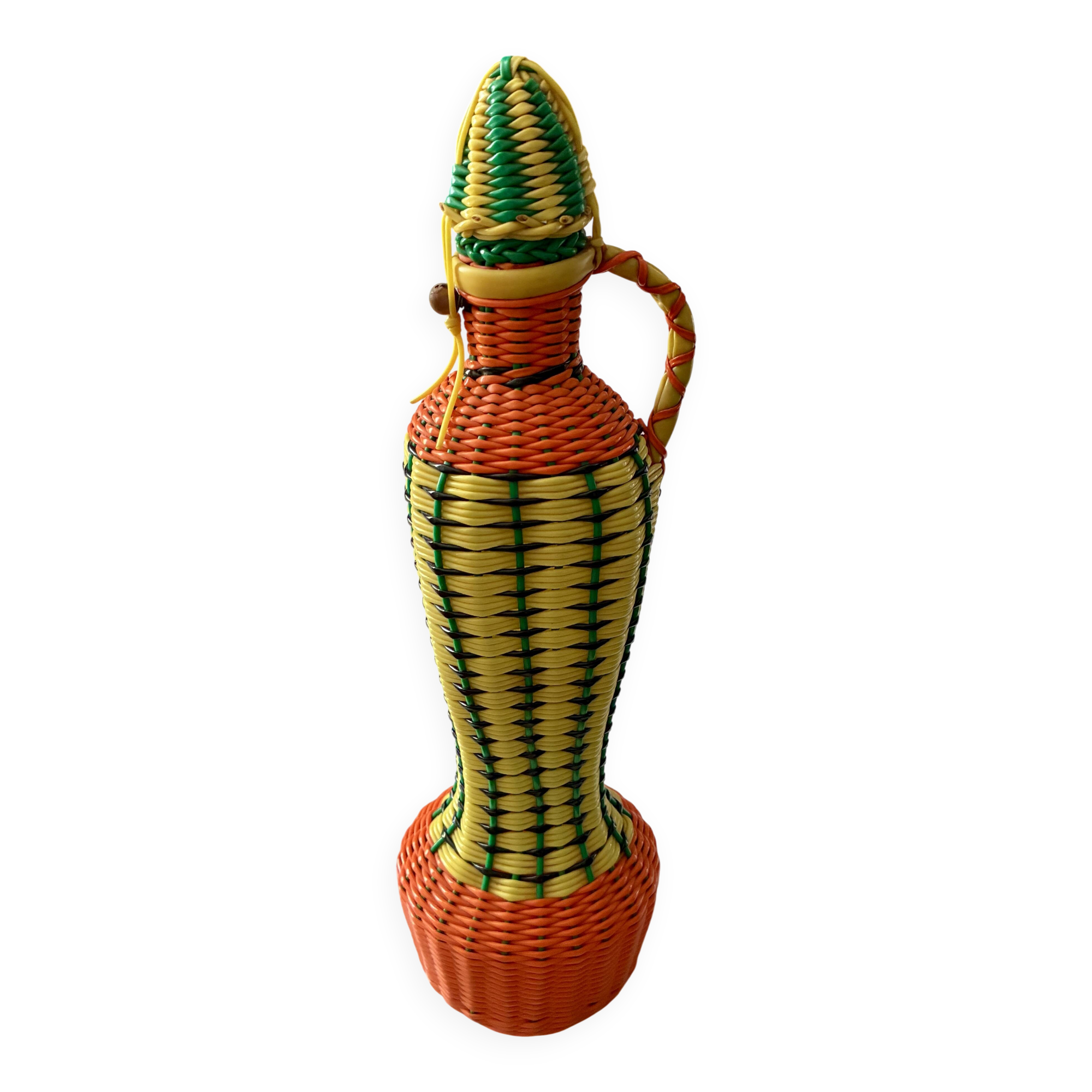 Decorative scoubidou bottle