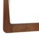 Vintage wooden mirror by Aksel Kjersgaard for Illums Bolighus, 1960s