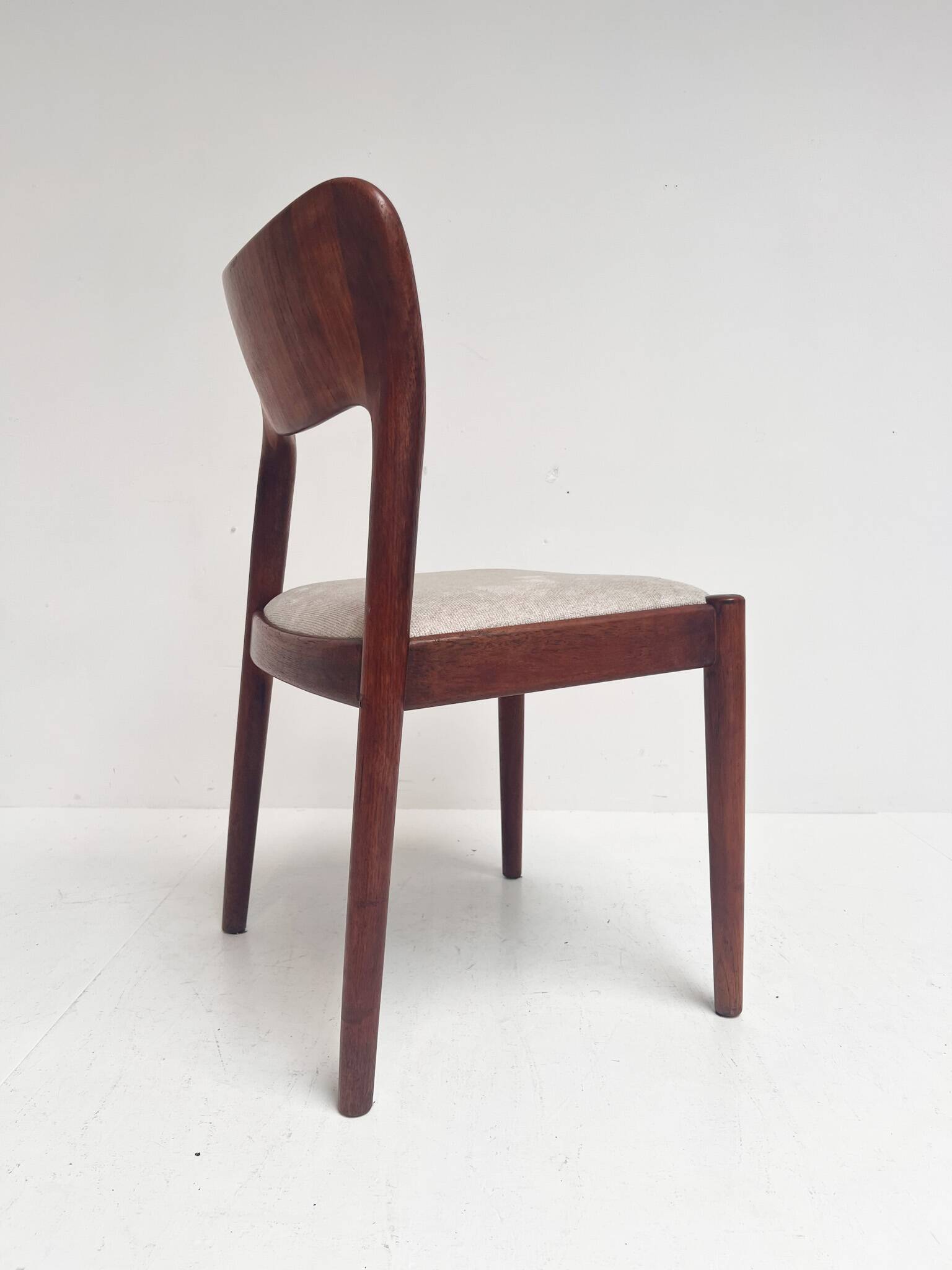 Set reupholstered Ole chairs by Niels Koefoed (2), 1960s