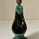 Vintage ceramic bird lamp from the 60s