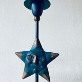 Bougeoir étoile en métal