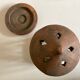 Tuscan lantern garden candle holder in ancient terracotta