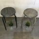 Paire de tabourets d’atelier anciens