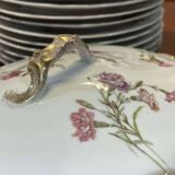 1950s Limoges Porcelain Floral Dinner Service - 31 Pieces