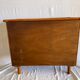Commode  vintage en rotin et cannage