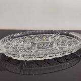 5-compartment crystal aperitif dish