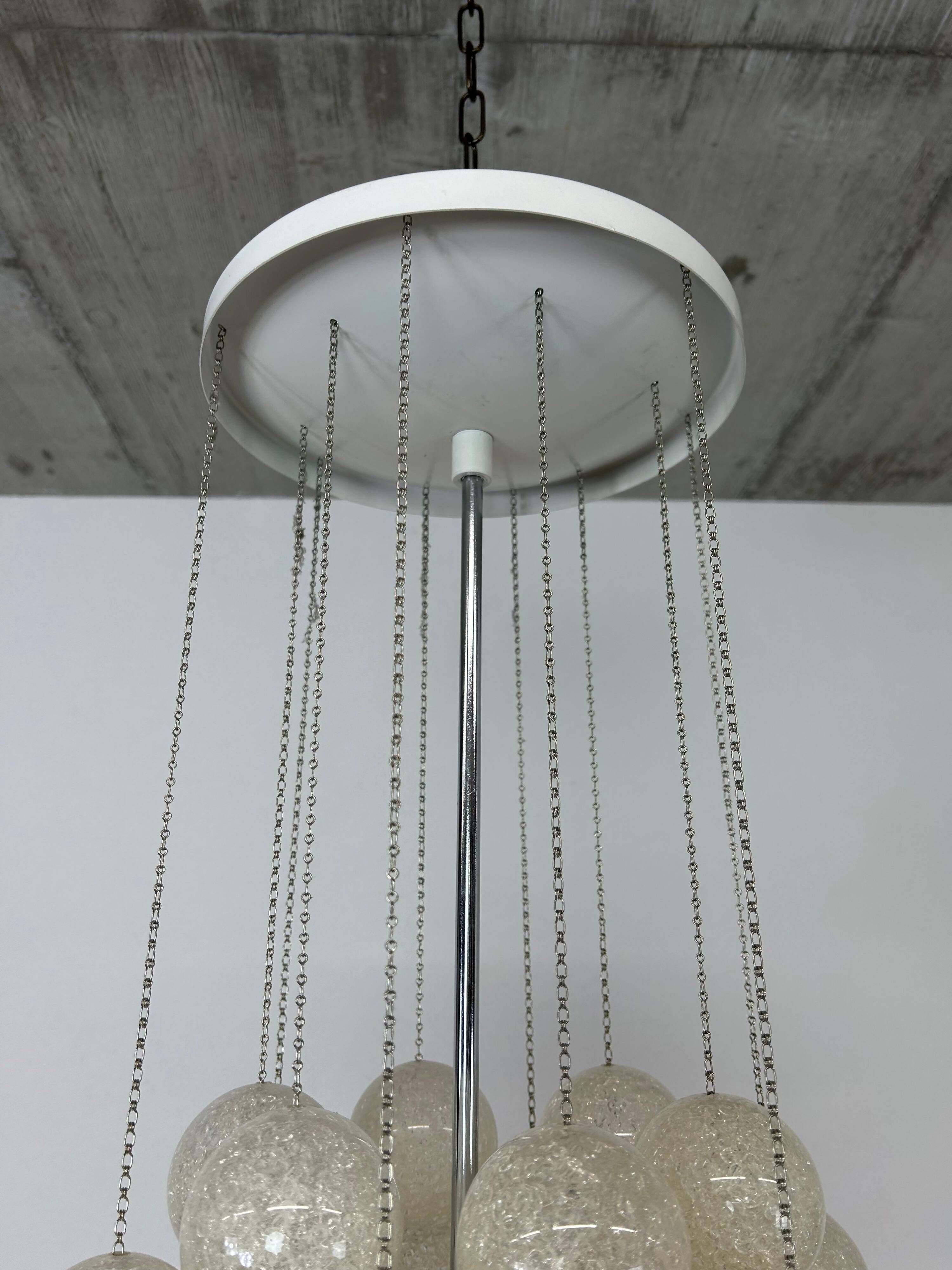 Lampe suspendue Napako design milieu du siècle