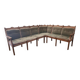Modular corner sofa in solid oak (Scandinavian) from 1950-1960.