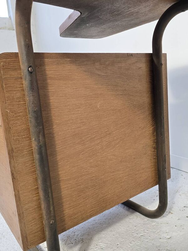 Bureau Mobilor CAB Roger Charroy – moderniste métal bois 1950 vintage