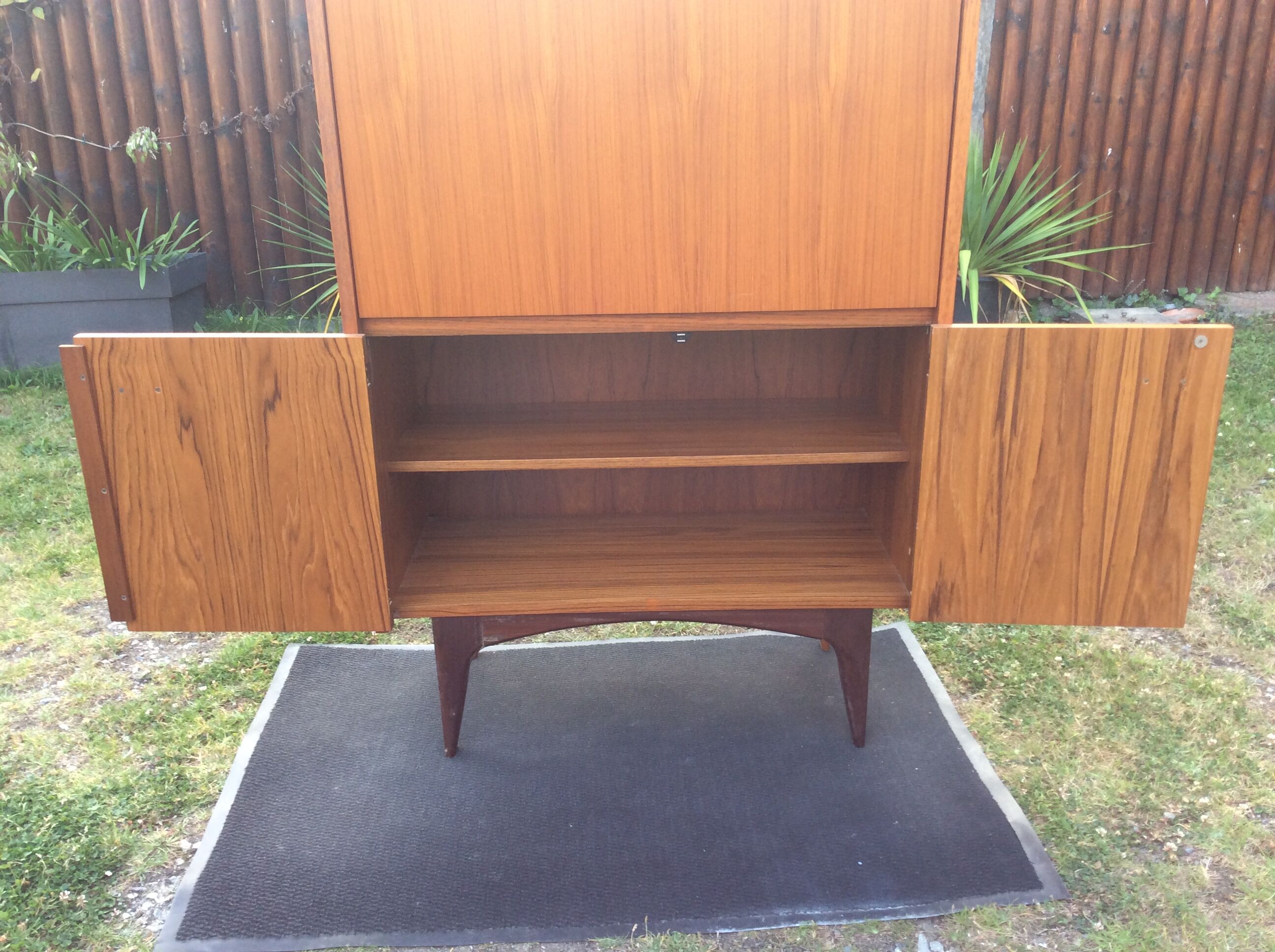 Scandinavian vintage teak secretary