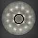 Important lustre en verre et laiton, Venini vers 1960, une paire disponible