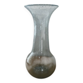 Vase en verre bleu Biot